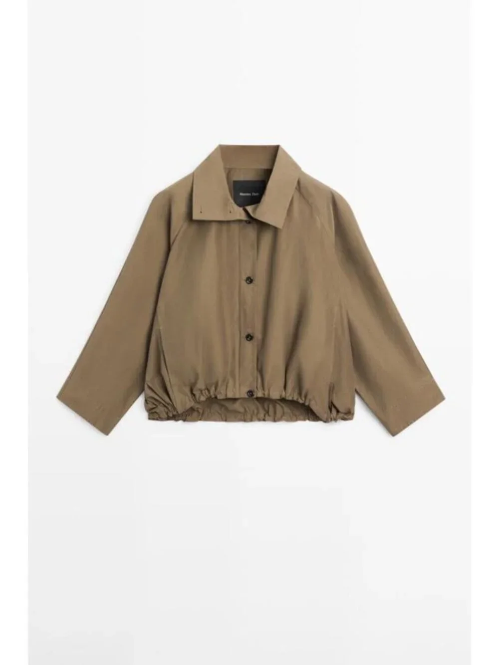 MASSIMO DUTTI HIGH NECK BOMBER JACKET - Picture 5 of 7